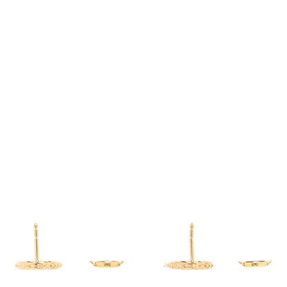 Hermes 18K Yellow Gold PM Chain d'Ancre Danae Earrings 3 of 4