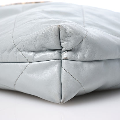 Chanel Shiny Calfskin Quilted Small Chanel 22 Grey 11 of 13