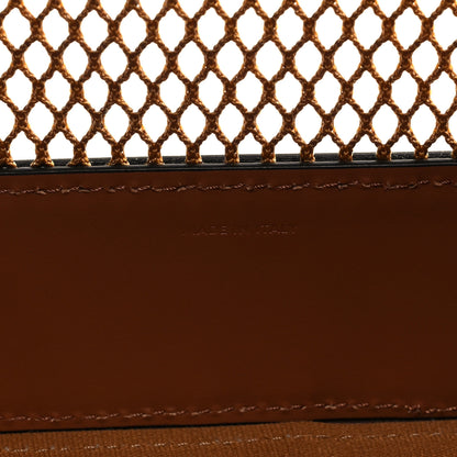 Celine Triomphe Canvas Calfskin Travel Dog Bag Tan 7 of 11