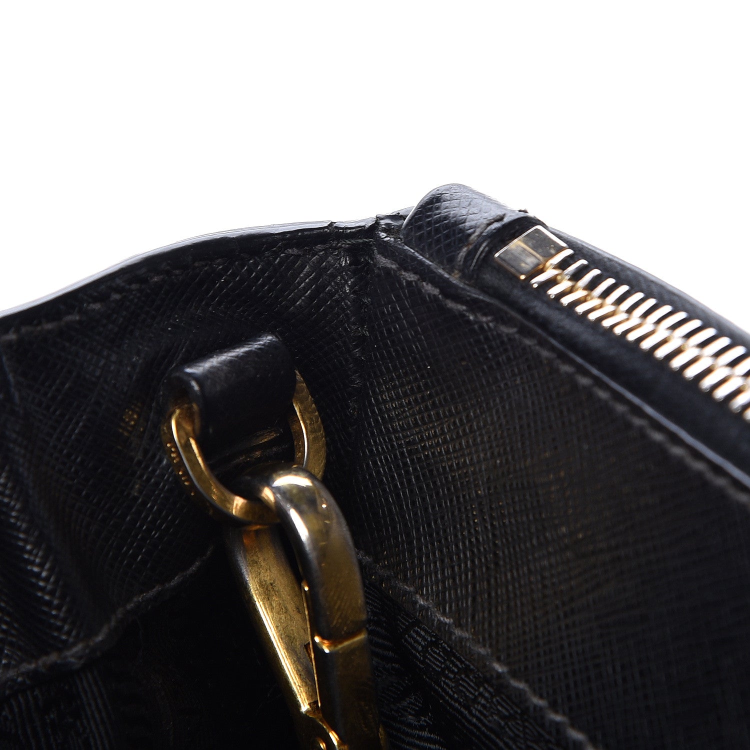 Prada Saffiano Small Galleria Double Zip Tote Black 17 of 30