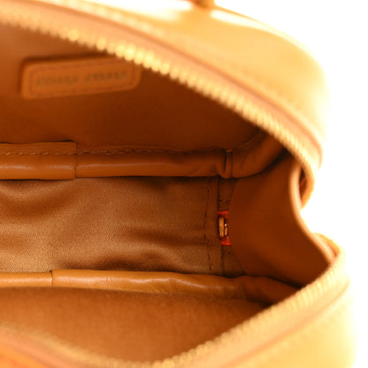 Miu Miu Calfskin Beau Micro Bag Pomegranate Yellow 5 of 11