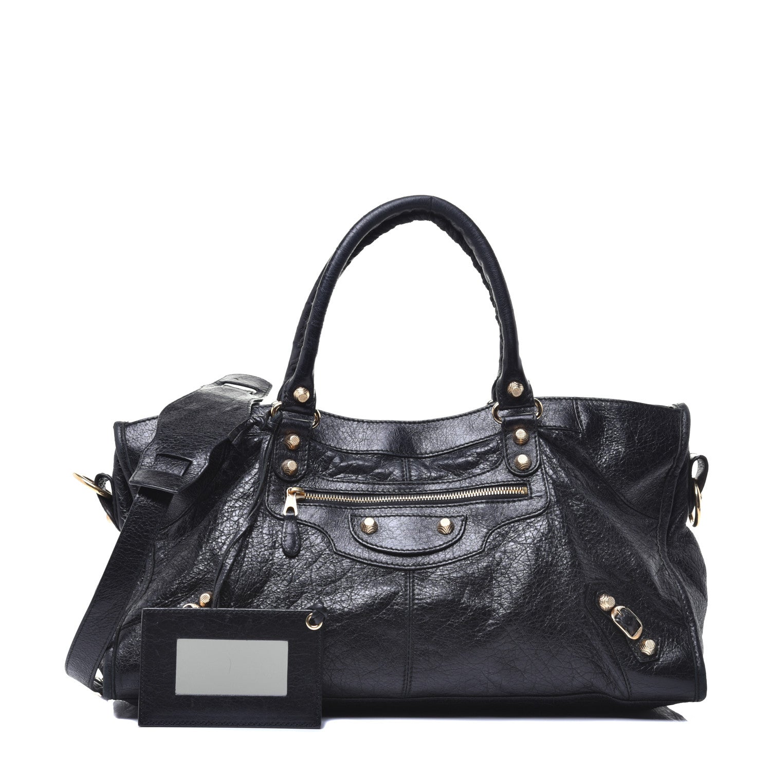 Balenciaga Agneau Giant 12 Gold Hardware Part Time Black 1 of 9