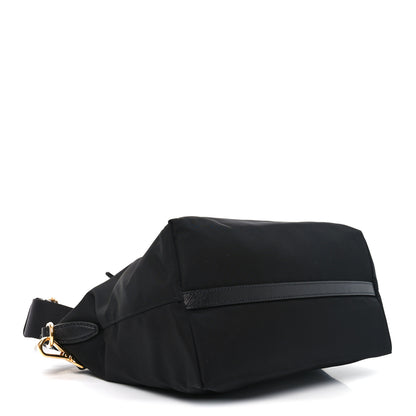 Prada Tessuto Nylon Saffiano Shopping Tote Black 4 of 10