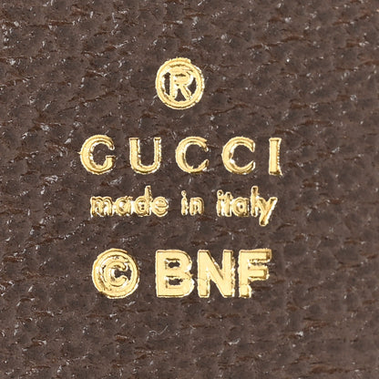 Gucci X BNF GG Supreme Monogram Textured Dollar Calfskin Bananya Print Mini Top Slip Handle Bag Beige Ebony Multicolor New Acero 7 of 11