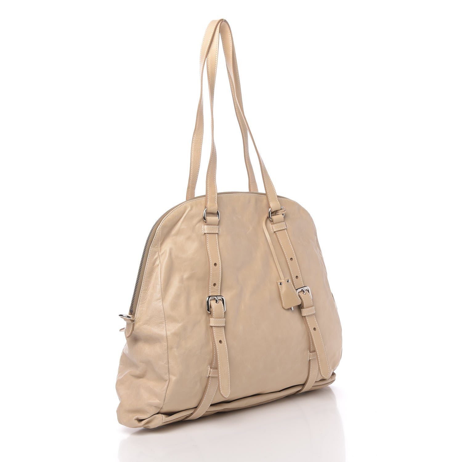 Prada Nappa New Look Tote Beige 2 of 11