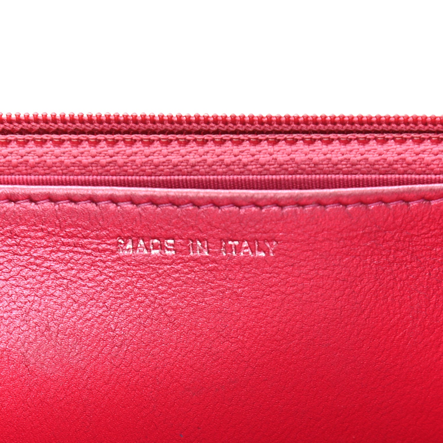 Chanel Metallic Patent Calfskin Quilted Boy Wallet On Chain WOC Fuchsia 7 of 11