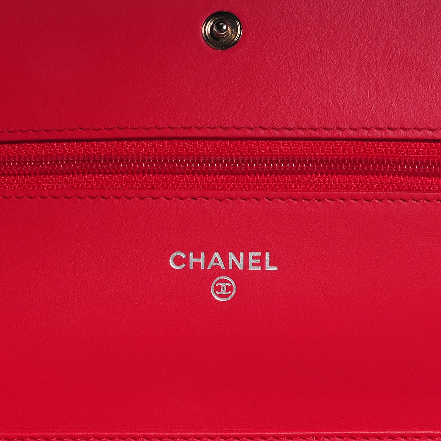 Chanel Caviar Timeless CC Wallet on Chain WOC Pink 6 of 9