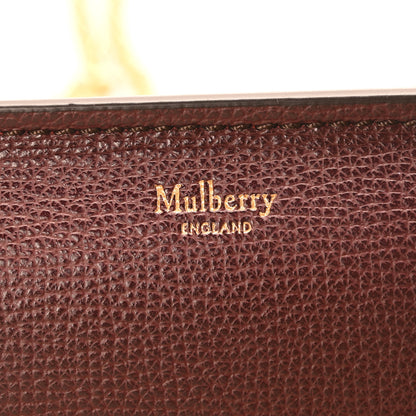 Mulberry Small Classic Grain Amberley Convertible Clutch Oxblood 6 of 9