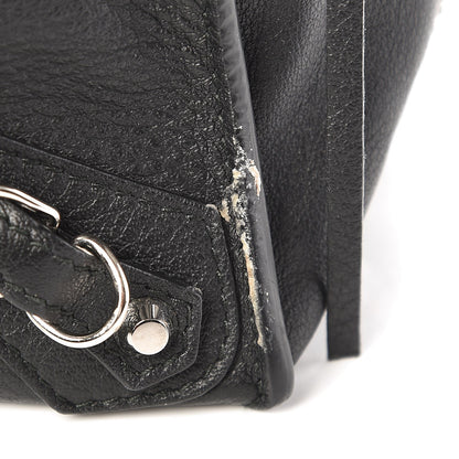 Balenciaga Veau Papier B4 Zip Around Tote Black 9 of 10