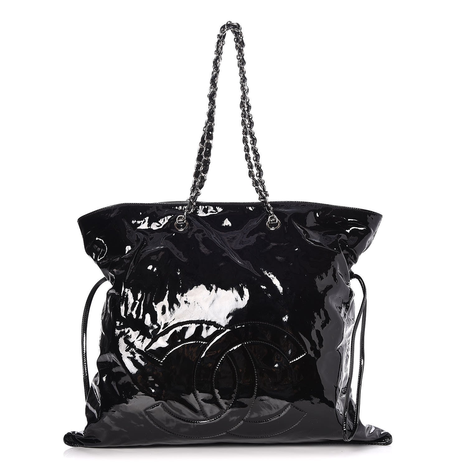Chanel Patent Bonbons Shopper Tote Black 1 of 7