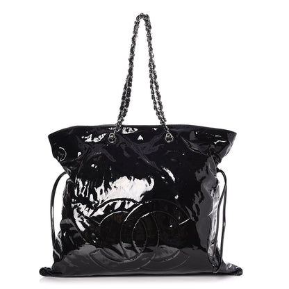 Chanel Patent Bonbons Shopper Tote Black 1 of 7