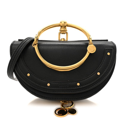 Chloe Calfskin Small Nile Bracelet Minaudiere Bag Black 1 of 12