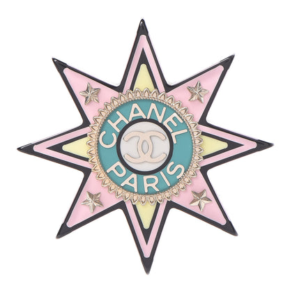 Chanel Resin CC Star Brooch Multicolor 1 of 6
