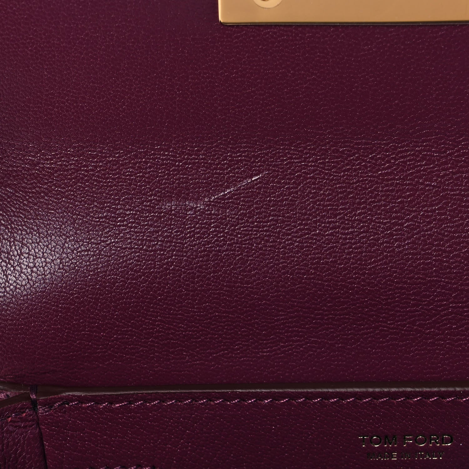 Tom Ford Calfskin T Clasp Crossbody Bag Purple 11 of 11