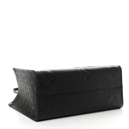 Louis Vuitton Empreinte Monogram Giant Onthego MM Black 3 of 8