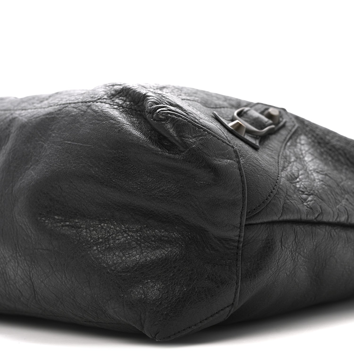 Balenciaga Agneau Classic Hardware Day Hobo Black 10 of 12