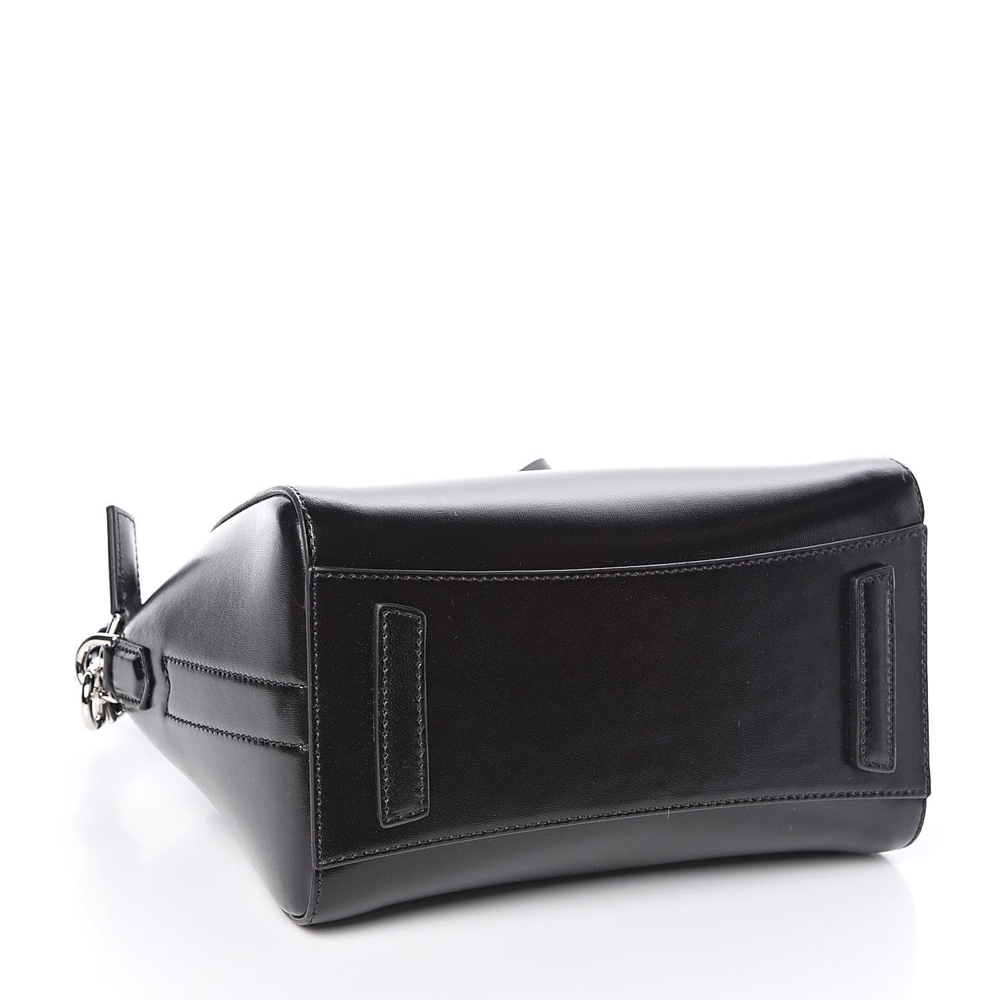 Shiny Lord Calfskin Mini Antigona Black