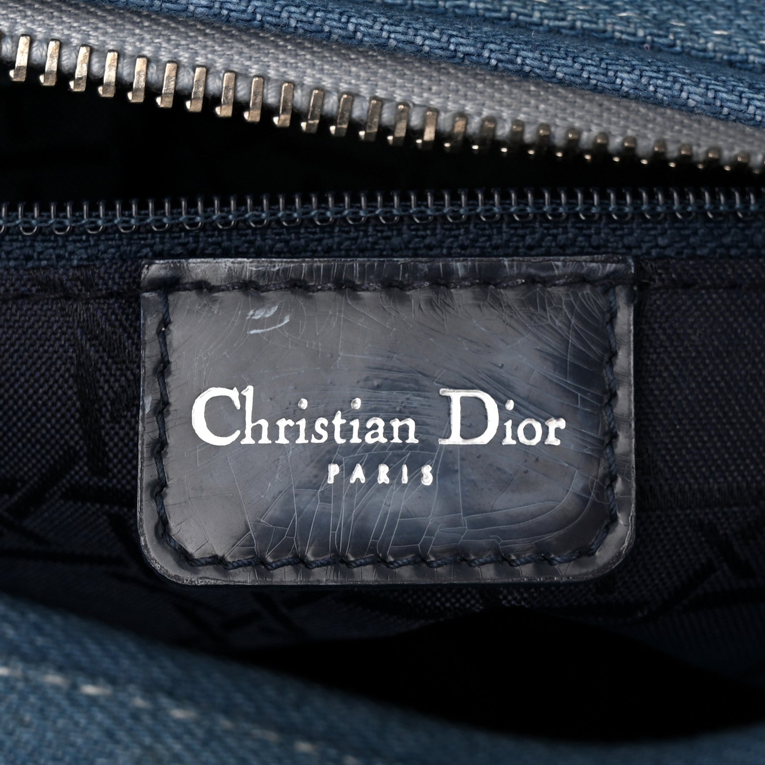 Christian Dior Denim Cannage Medium Lady Dior Light Blue 6 of 11