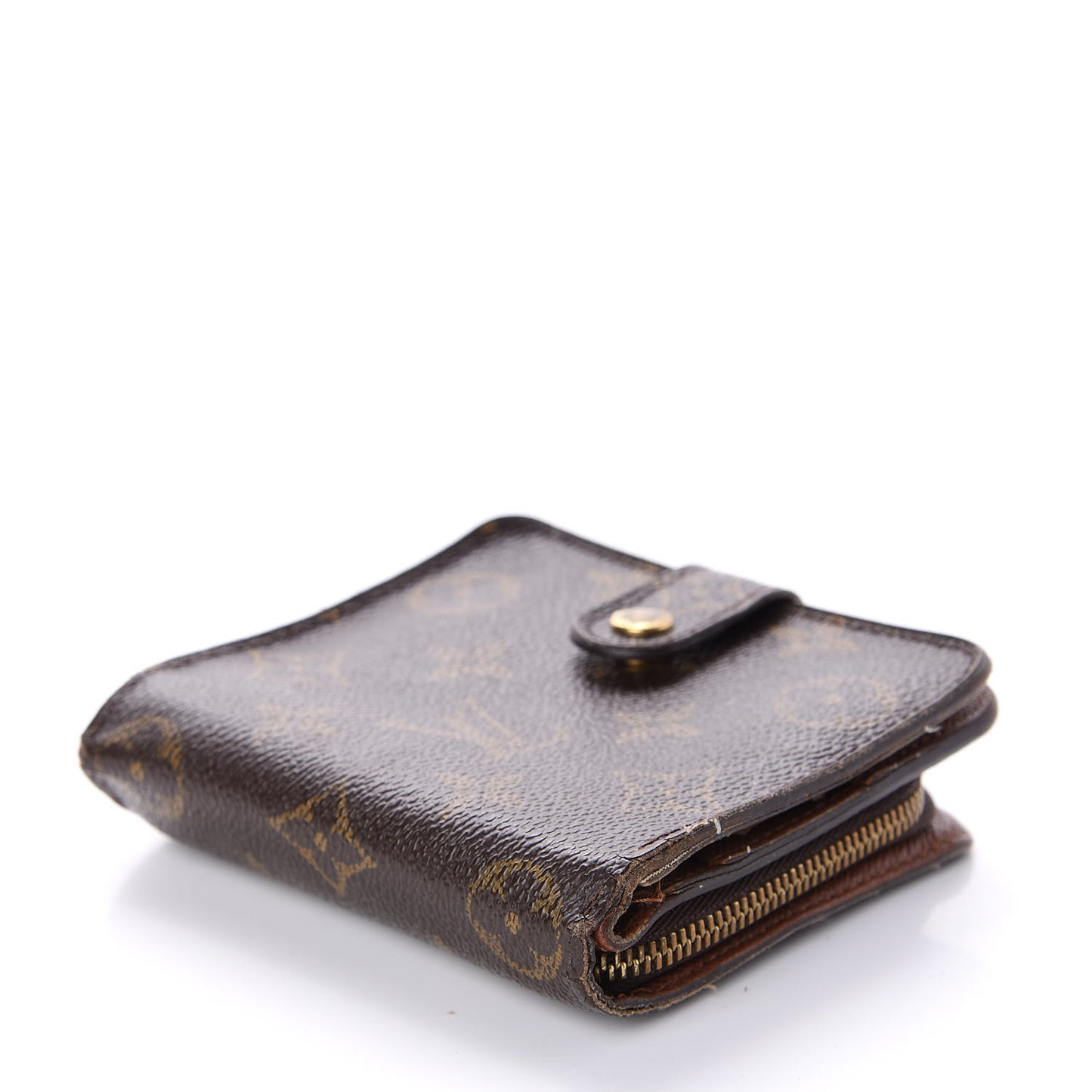 Monogram Compact Zippe Zipped Wallet