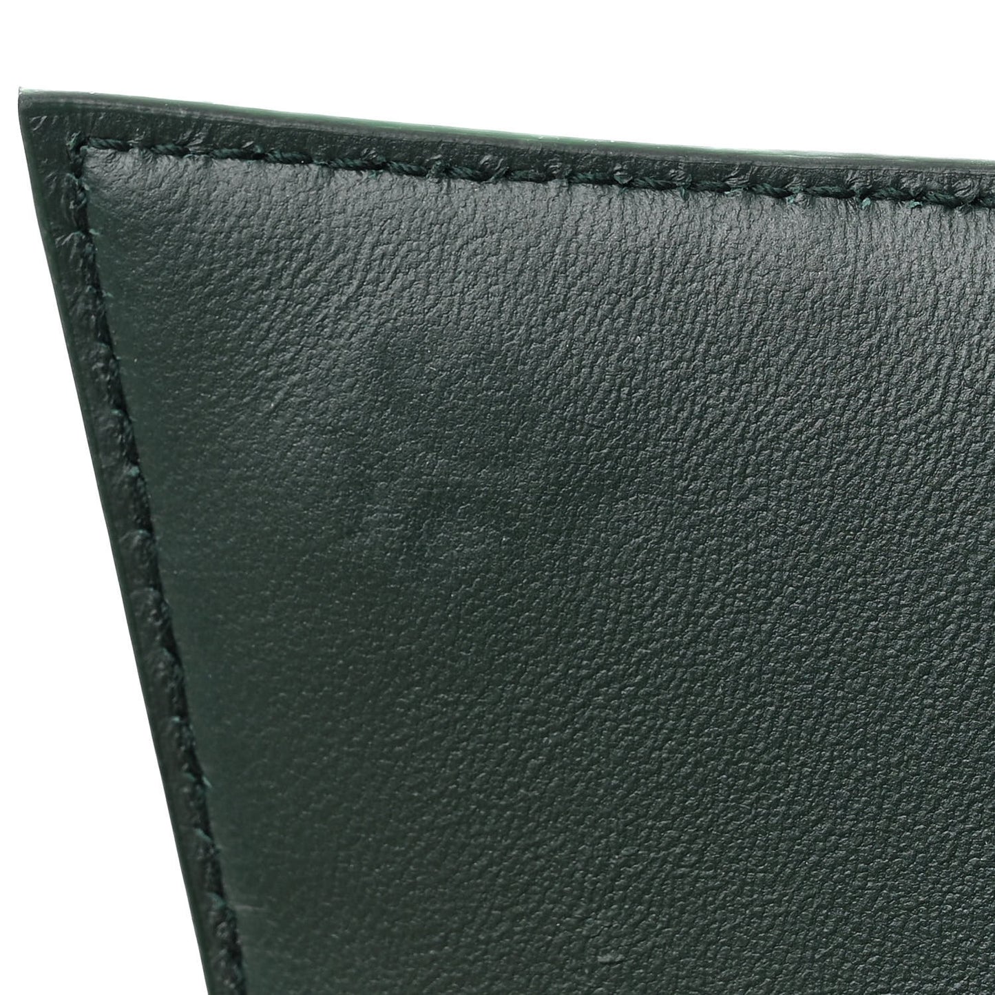Shiny Calfskin Crocodile Embossed Small Hourglass Top Handle Bag Forest Green