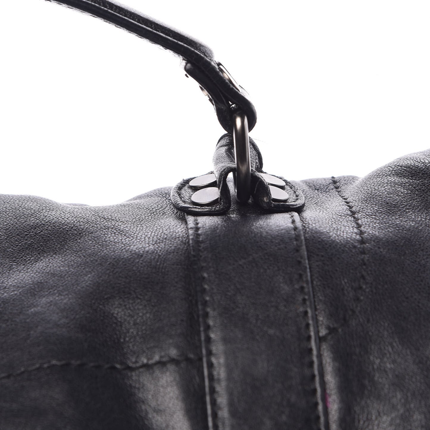 Lambskin Medium PS1 Satchel Black