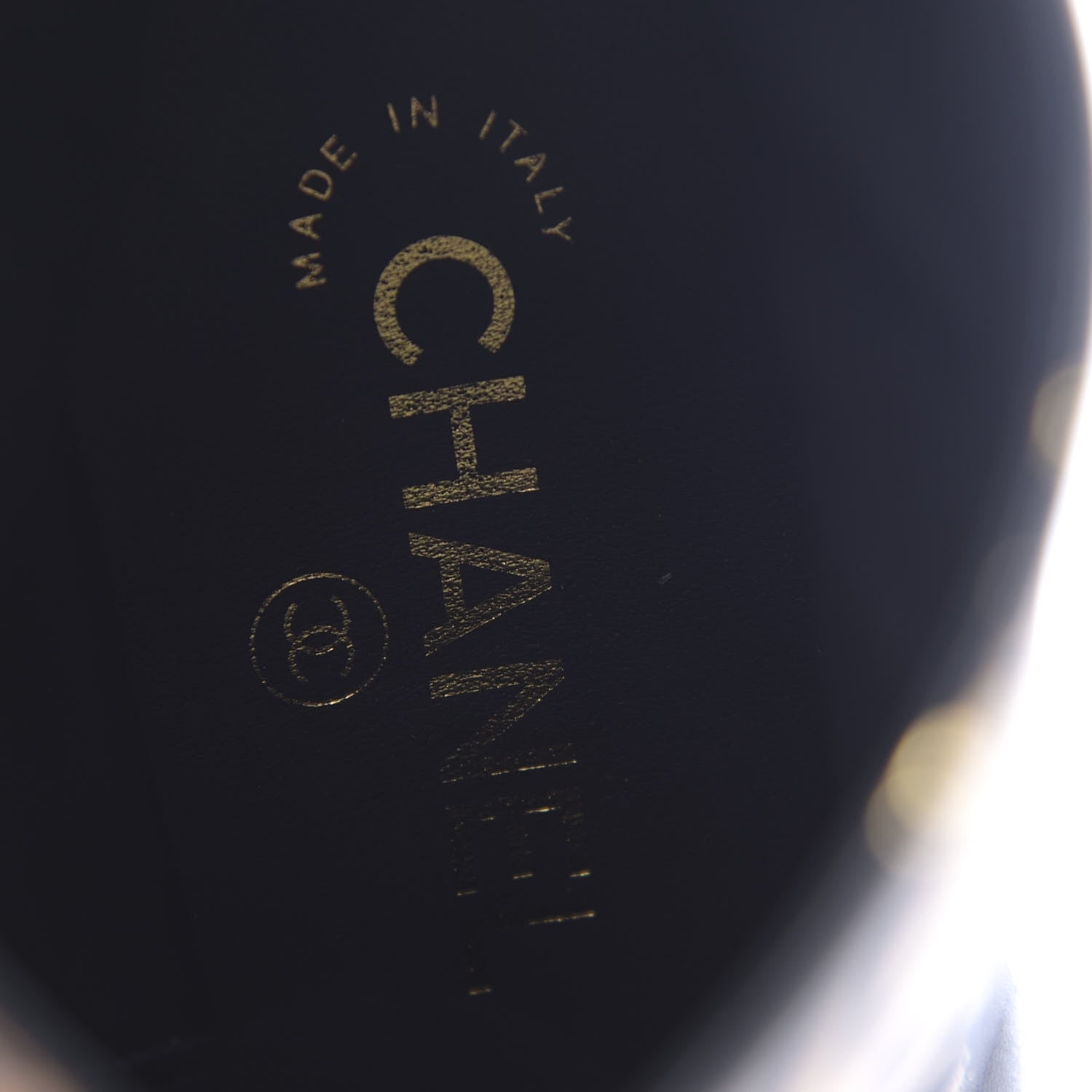 Chanel Calfskin Graffiti Short Boots 38 Black Gold 7 of 10
