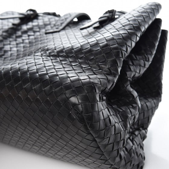 Bottega Veneta Nappa Intrecciato Medium Roma Tote Black 12 of 12
