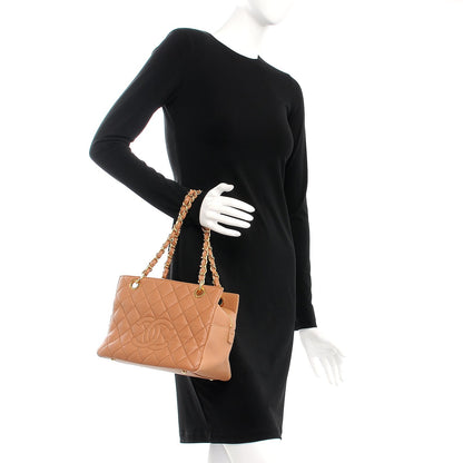 Chanel Caviar Petit Timeless Tote PTT Dark Beige 2 of 11