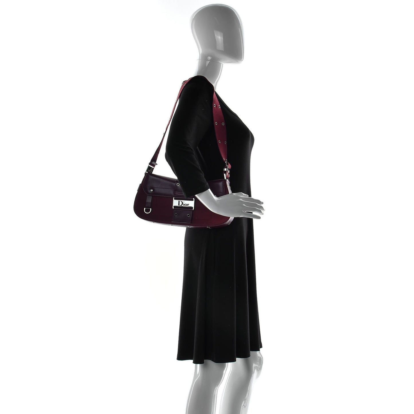 Canvas Calfskin Street Chic Columbus Ave Burgundy