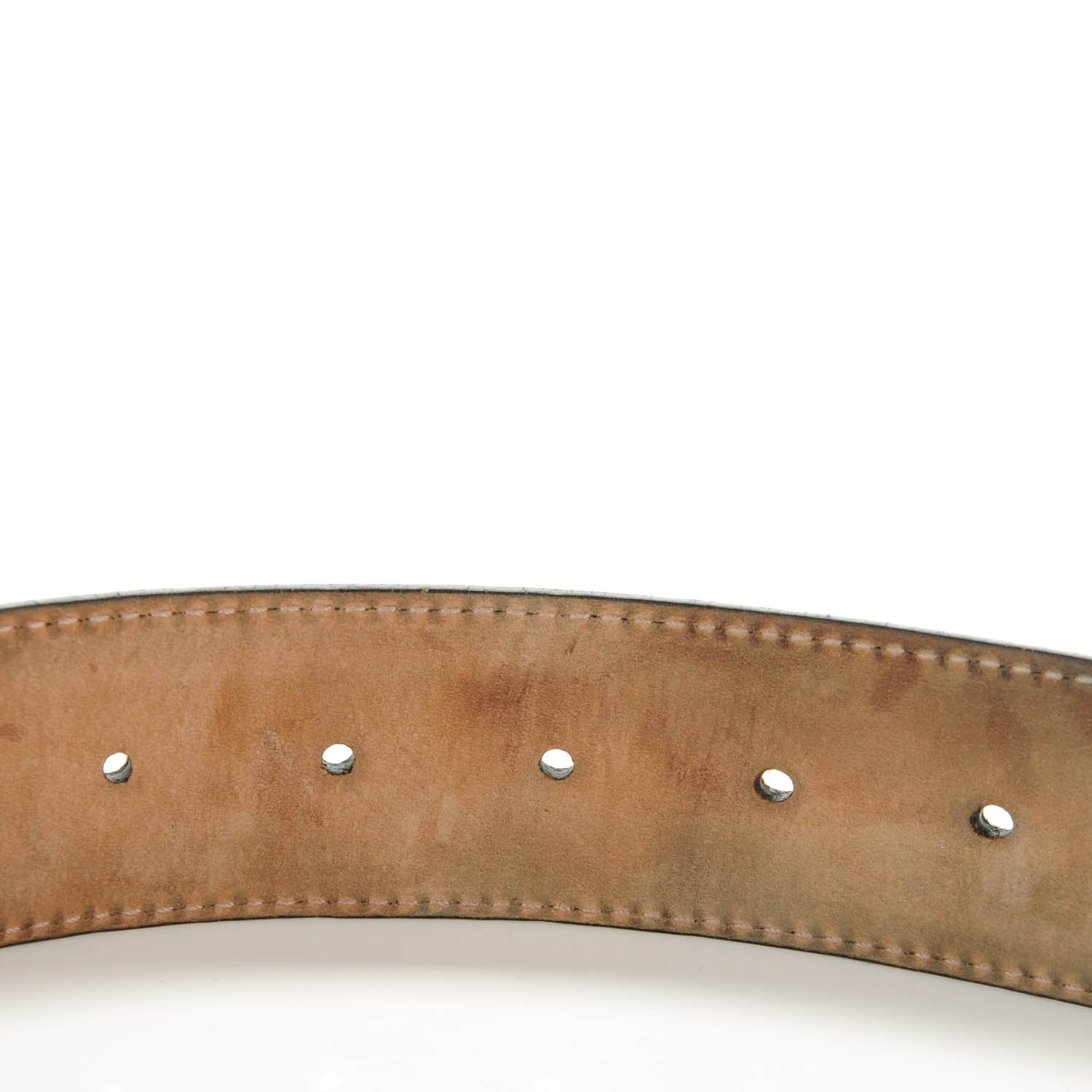 Gucci Guccissima Interlocking G Belt 100 40 Black 3 of 5
