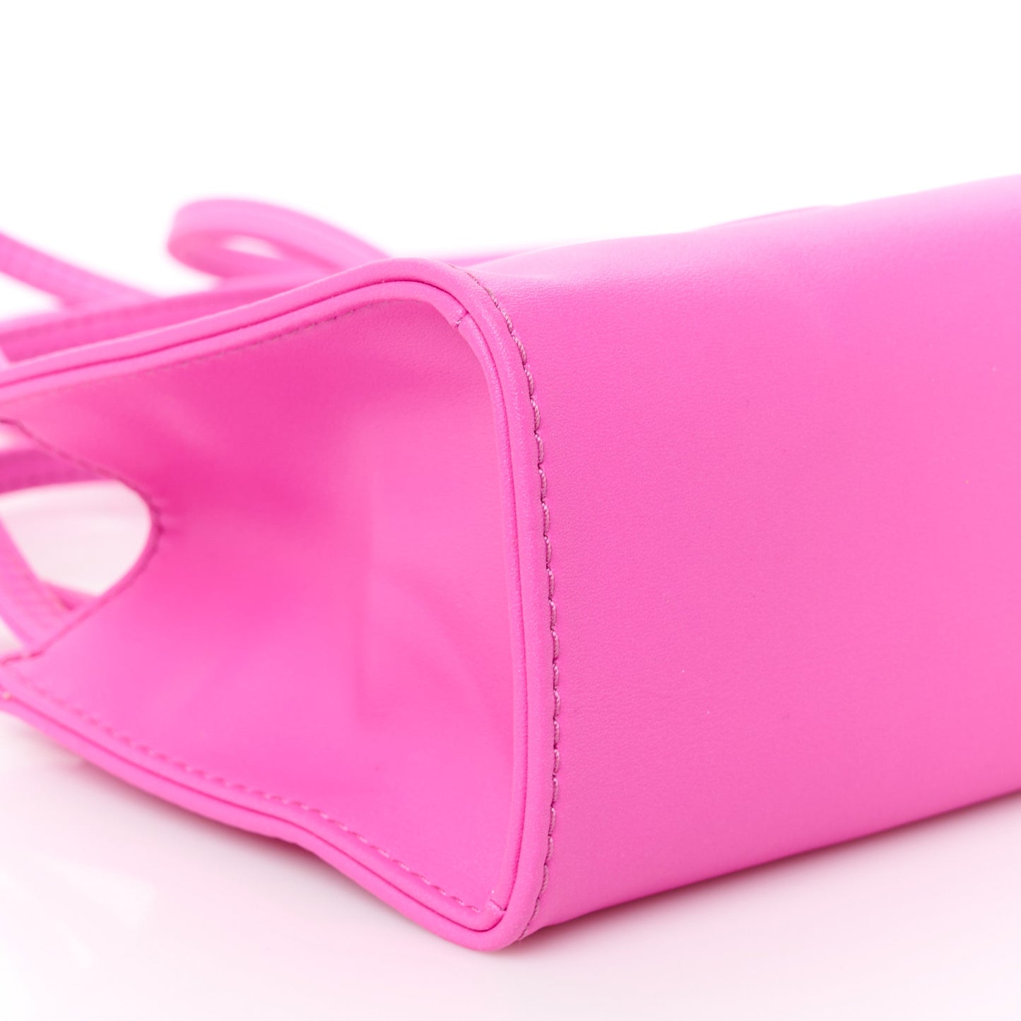 Vegan Leather Small Shopping Bag Azalea