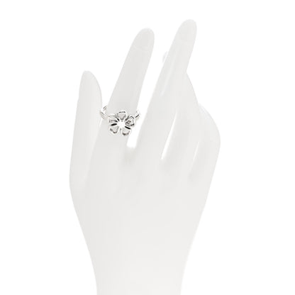 Tiffany Sterling Silver Open Flower Ring 53 6.5 2 of 8