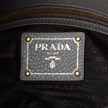 Prada Vitello Daino Shoulder Bag Argilla 7 of 8