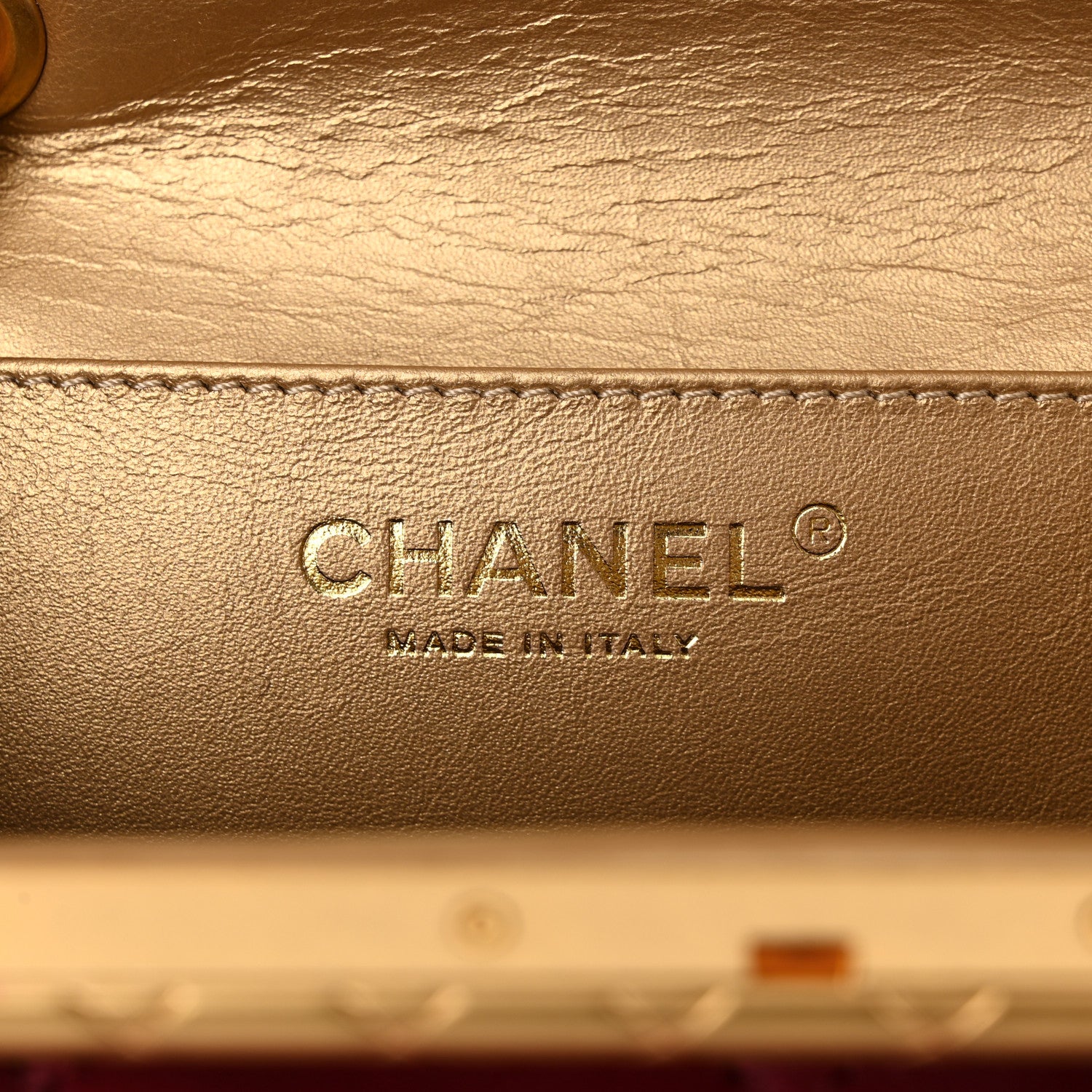 Chanel Lambskin Quilted My Crush Bag Red 6 of 11