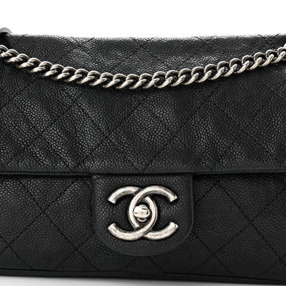 Chanel Caviar Quilted Medium Simply CC Flap Black 8 of 10