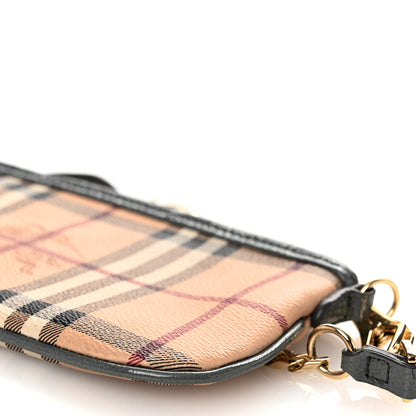 Burberry Haymarket Check Clara Pochette Grey 10 of 11