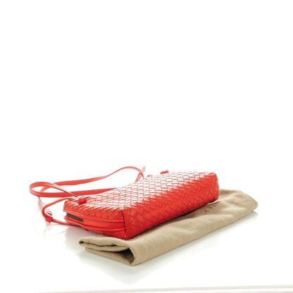 Bottega Veneta Nappa Intrecciato Pillow Crossbody Messenger Corniola 4 of 9