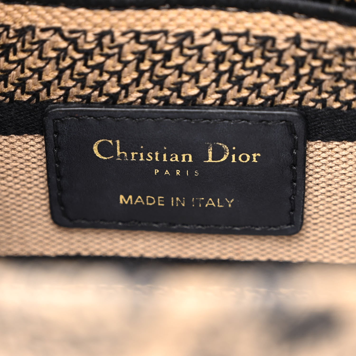 Christian Dior Canvas Embroidered Medium Plan de Paris Lady D-Lite Beige Black 6 of 15