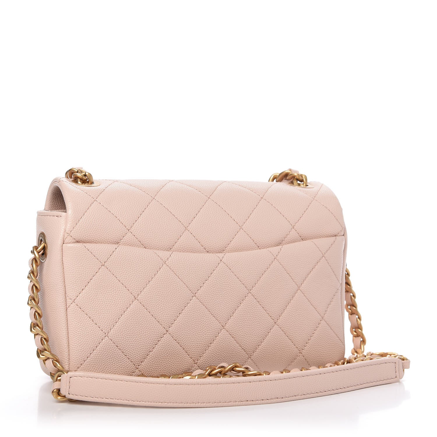 Chanel Caviar Quilted Small Fashion Therapy Flap Bag Beige 3 of 11