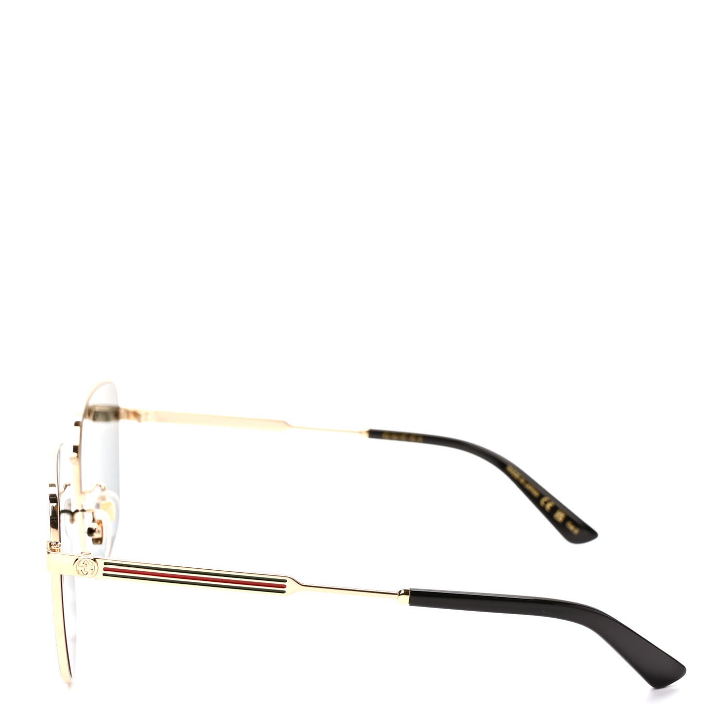 Web Rectangular Frame Interlocking G Sunglasses GG0852SK Gold
