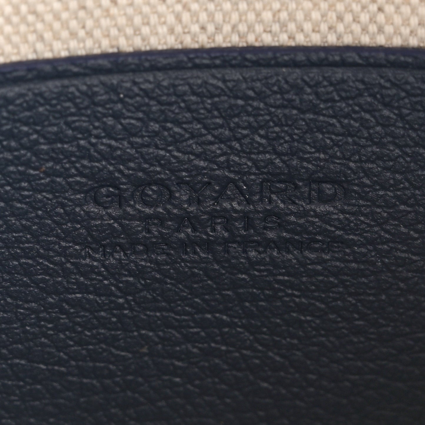 Goyardine Plumet Wallet Clutch Navy