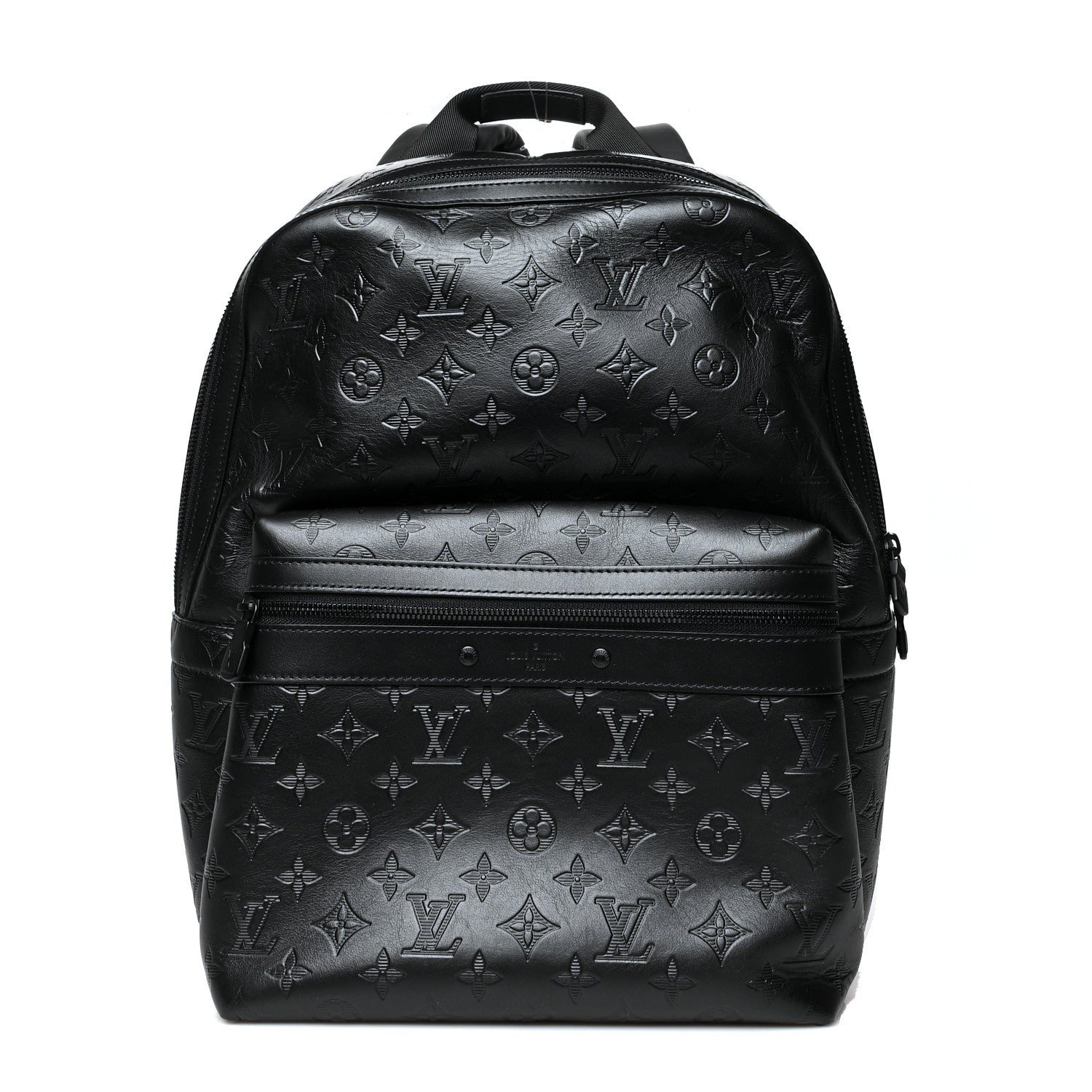 Louis Vuitton Calfskin Monogram Shadow Sprinter Backpack Black 1 of 9