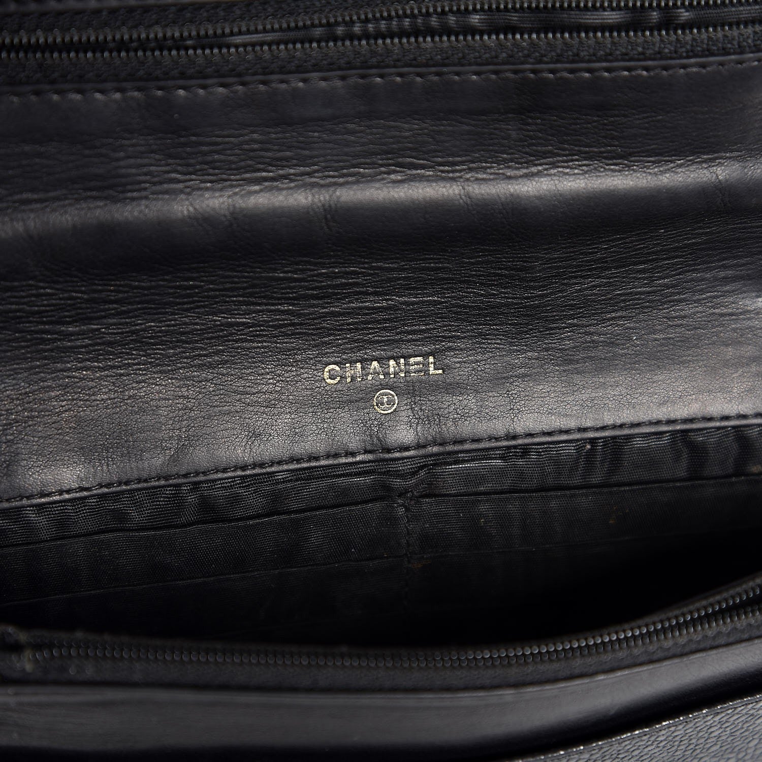 Chanel Caviar Timeless CC Flap Wallet Black 6 of 11