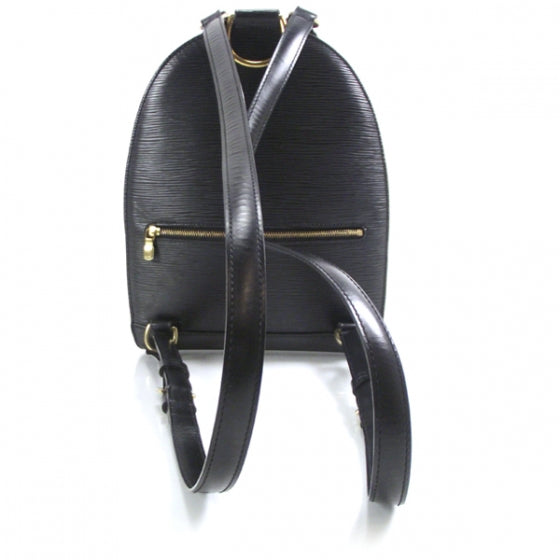 Louis Vuitton Epi Mabillon Backpack Black 4 of 9