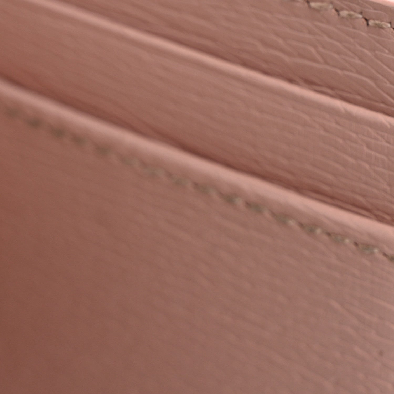 Gucci Calfskin Script Card Holder Light Pink 7 of 11