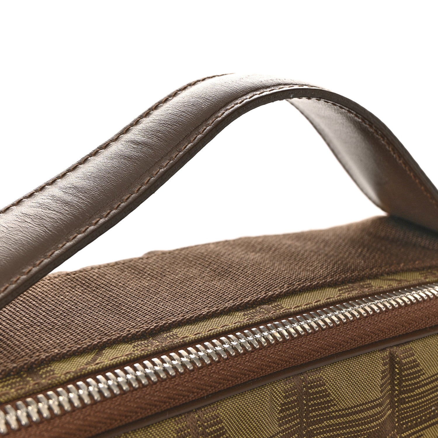 Chanel Nylon Travel Laptop Briefcase Khaki 15 of 16