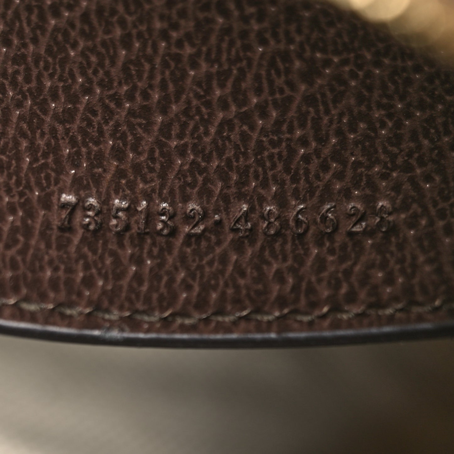 GG Supreme Monogram Textured Dollar Calfskin Web Small Ophidia GG Handbag Beige Ebony New Acero