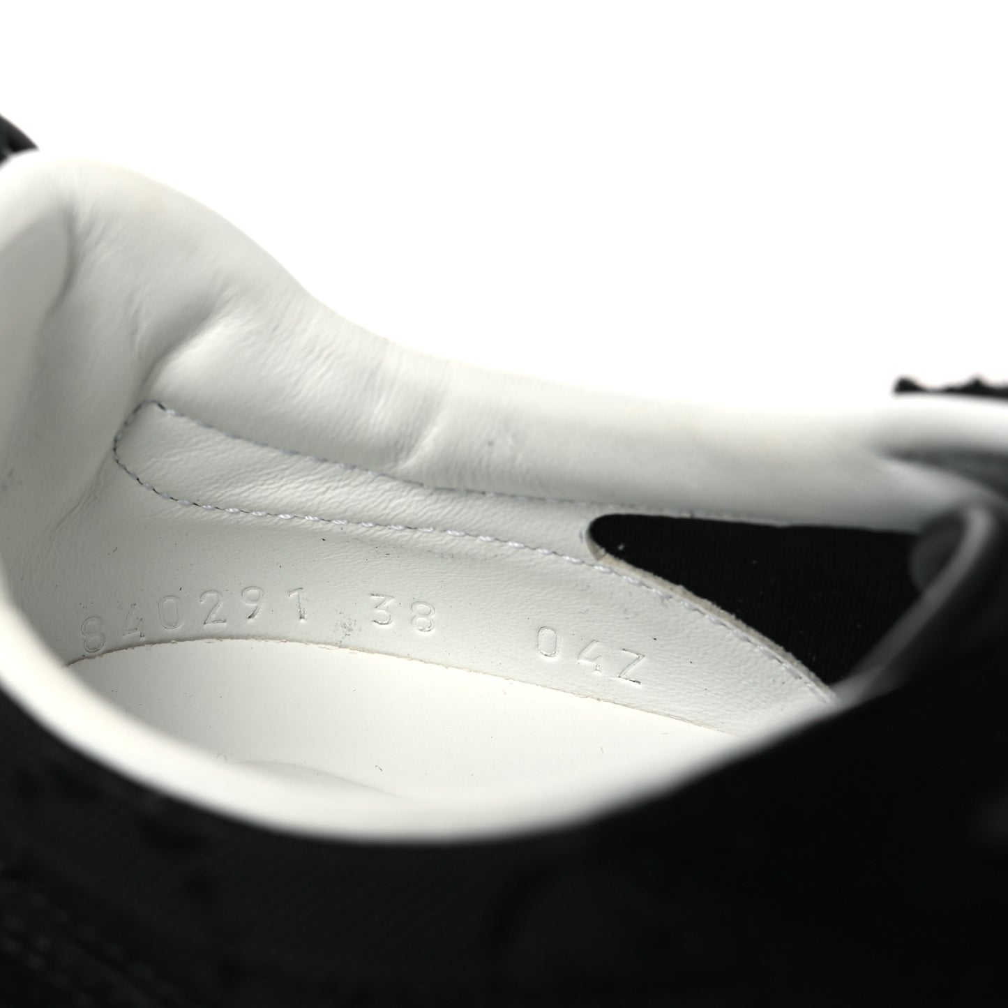 GG Suede Monogram Web Re-Motion Sneakers 38 Black