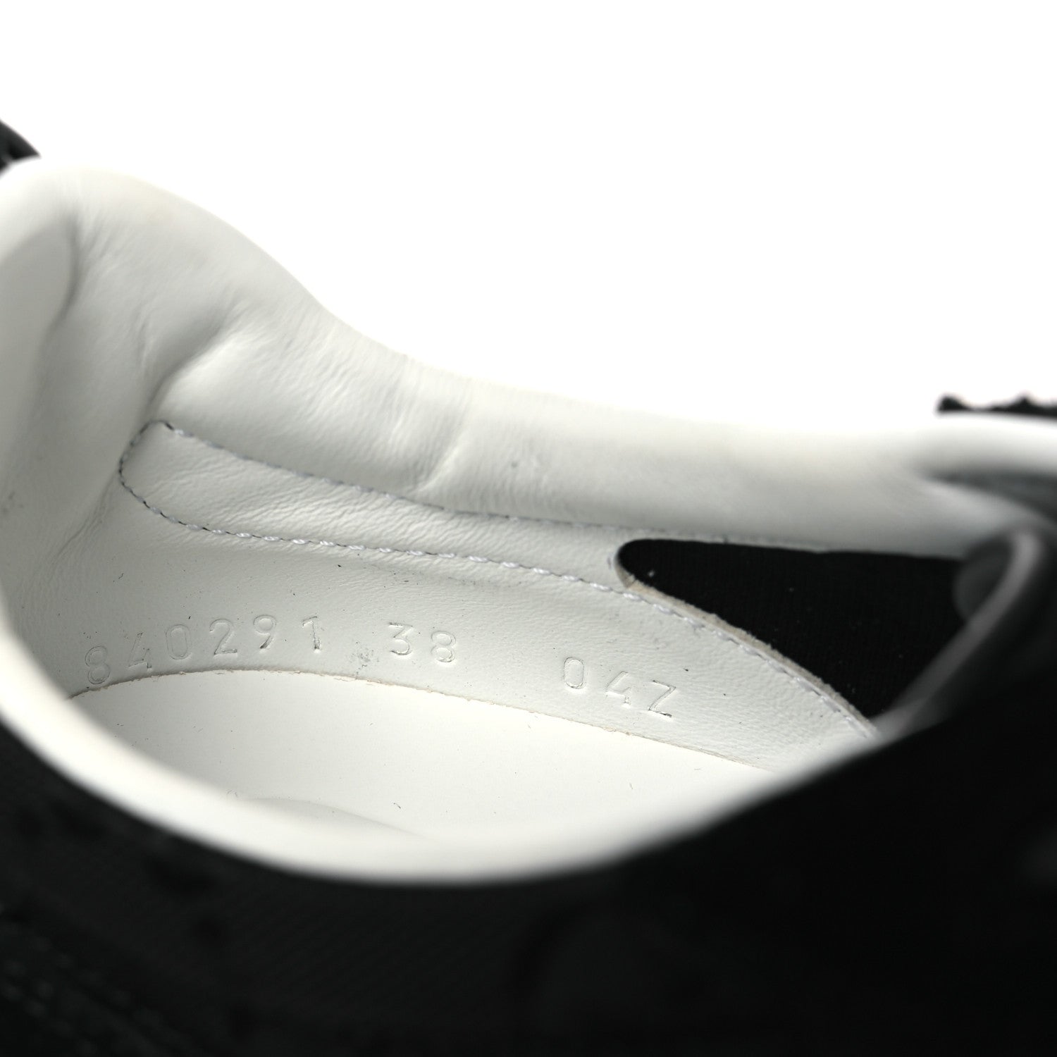 Gucci GG Suede Monogram Web Re-Motion Sneakers 38 Black 10 of 11