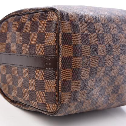 Louis Vuitton Damier Ebene Speedy Bandouliere 25 8 of 10